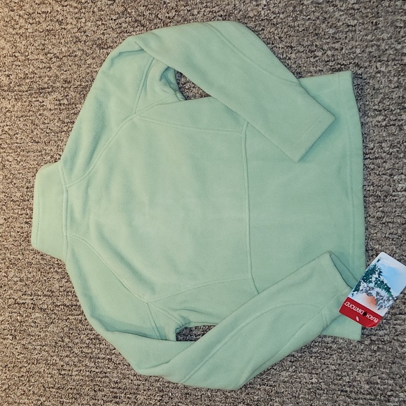 NWT Women's Black Diamond Fleece Jacket Size S Color Green - Picture 7 of 7